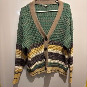 E:Some Cardigan Size Medium 46" X 23"